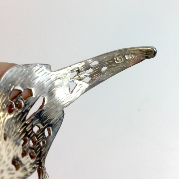 Sterling Silver Art Deco Dragonfly Cuff Bracelet - Picture 5 of 6